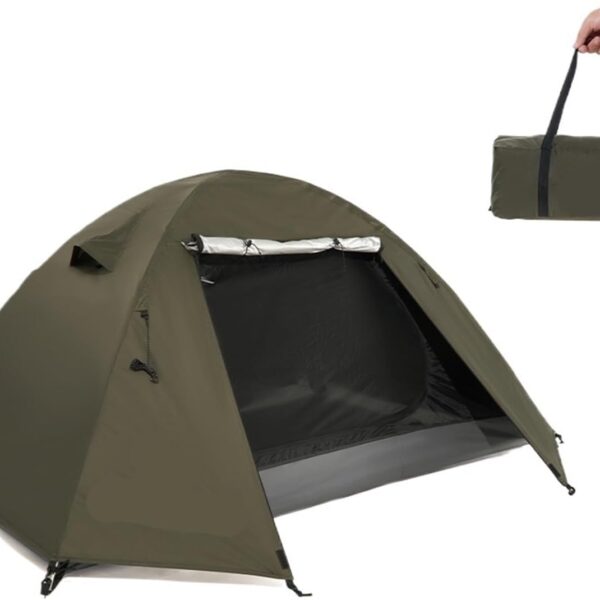 Waterproof Silver Coated Backpacking Tent, for Hiking