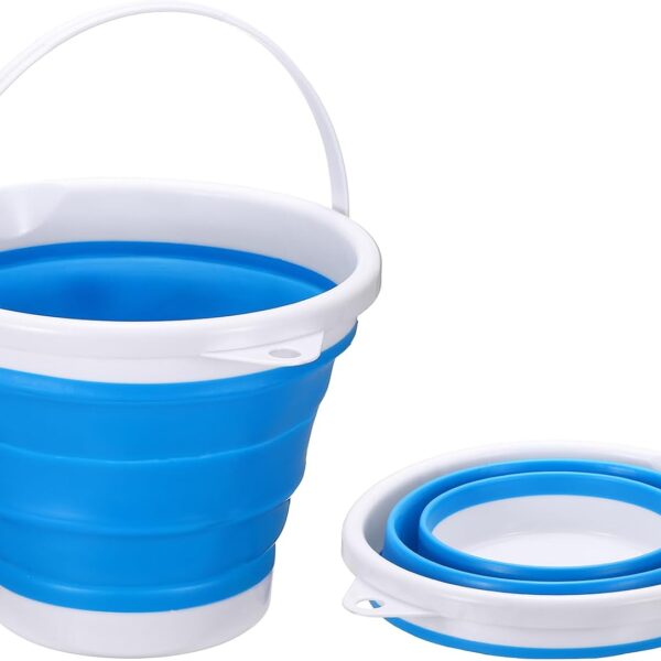 Small Foldable Water Pail 5L for Camping and Car Wash