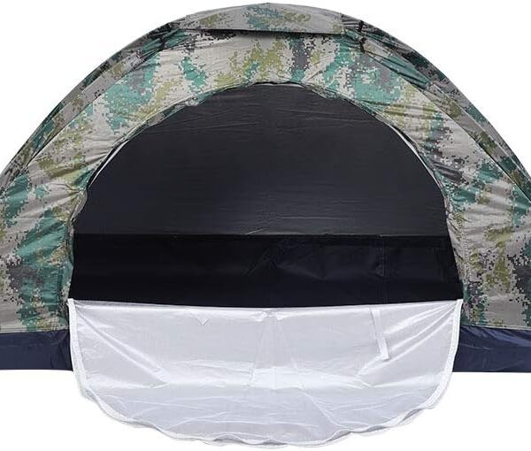 1 Person Lightweight Backpacking Tent, Windproof, for Hiking, Camping, Fishing