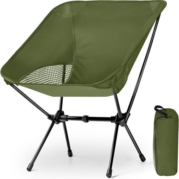Lightweight Folding Backpack Chair With Storage Bag