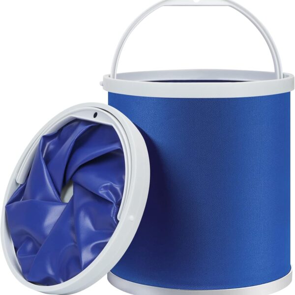 Pop Up Camping Fishing Bucket 11L Foldable Water Container